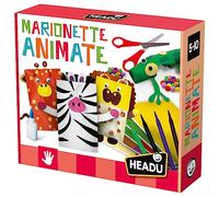 Headu Marionette Animate Crea Ritaglia E Gioca Con Le Tue Mani It29341 Gioco Art & Craft Per Bambini 5-10 Anni Made In Italy