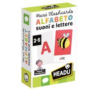 HEADU MONTESSORI FLASHCARD ALFABETO TATTILE E FONETICO 2-5 ANNI