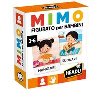 HEADU - Mimo delle Azioni per i Bambini - Emozioni, Lessico e Coordinazione Corporea | Gioco Educativo Bambini 3-6 Anni, Imparare Linguaggio Non Verbale, Idea Regalo Natale Pasqua, Made In Italy