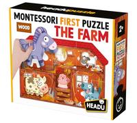 Headu HDUIT20140 Montessori First Puzzle the Farm