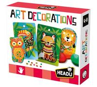 HEADU - My First Art Decorations - Tecniche di Manualità Creativa | Kit Creativo Bambini 4-8 Anni, Quadretti e Magneti, Plastilina, Mosaici e Perline, Art&Craft, Idea Regalo, Made in Italy