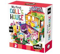 HEADU - My First Doll’s House - Crea e Decora la Casa delle Bambole | Kit Creativo per Costruire la Tua Casa Delle Bambole, Gioco Educativo Bambini 4-8 Anni, Regalo Natale Pasqua, Made In Italy
