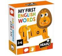 HEADU - My First English Words - Componi gli Animali e Impara a Leggere | Gioco Didattico per Imparare le Prime Parole in Inglese, Gioco Educativo Bambini 3-6 Anni, Regalo Natale Pasqua, Made In Italy
