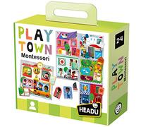 Headu Play Town Montessori Le Mie Prime Scoperte Nella Città Mu23615 Gioco Educativo Per Bambini 2-4 Anni Made In Italy