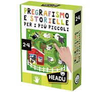Headu Pregrafismo E Storielle Montessori Traccia Con Le Dita E Inventa Una Storia It55027 Gioco Educativo Per Bambini 2-4 Anni Made In Italy