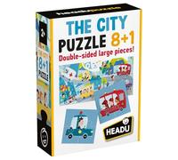 Headu Puzzle 8+1 City, Multicolore, IT20508