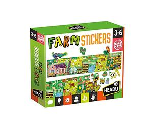 Headu - Puzzle + Stickers - The Farm (MU24926)