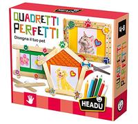 Headu Quadretti Perfetti Disegna Il Tuo Pet It53740 Gioco Art & Craft Per Bambini 4-8 Anni Made In Italy