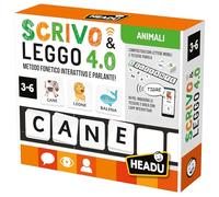 Headu Scrivo & Leggo 4.0 Animali e Ambienti Il primo gioco educativo animato e parlante! IT59964 Gioco Educativo Per Bambini 3-6 Anni Made In Italy