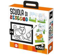 Headu Scuola Di Disegno Sequenze Logiche E Prime Tecniche Di Disegno It20522 Gioco Educativo Per Bambini 3-6 Anni Made In Italy