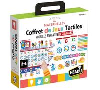 HEADU - Set di Giochi tattili prescolastici - per Bambini dai 3 ai 6 Anni | Giochi educativi, Kit Alfabeto, Forme e Colori, collaborazione con asili Nido, Idea Regalo per Bambini, Made in Italy