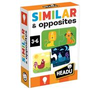HEADU - Similar & Opposites - Attività Logiche per i Più Piccoli |Gioco Educativo per Bambini 3-6 Anni, Impara i Concetti di Somiglianza e Opposto, Pensiero Logico, Regalo Natale Pasqua, Made In Italy