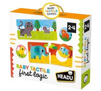 HEADU - Tactile Baby Logic - A Ognuno Il Suo Cucciolo! | Gioco Educativo Tattile Bambini 1 2 3 4 Anni, Puzzle Animali e Cuccioli, Prime Associazioni, Logica e Manualità, Idea Regalo, Made in Italy