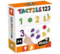 HEADU - Tactile Numbers Montessori - Tocca e Scopri Numeri e Quantità | Gioco Educativo Montessori Bambini 3-6 Anni, Gioco Sensoriale per Imparare a Contare e Ordinare, Idea Regalo, Made in Italy