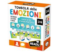 Headu - Tombola delle Emozioni, Costruisci la Storia e Gioca! Un Gioco Educativo per Bambini dai 3 ai 6 anni, Made in Italy