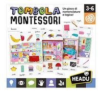 headu- Tombola Montessori Giochi Educativi, Multicolore, IT23646