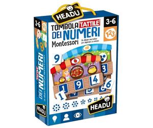 Headu Tombola Tattile Montessori dei Numeri 1 St