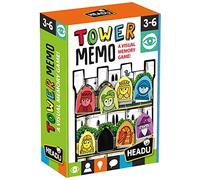 Headu- Tower Memo Gioco Educativo, Multicolore, MU29419