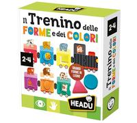 Trenino delle forme e dei colori - gioco educativo per bambini - 24m+ - headu