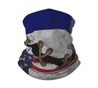 Headwrap Half American And Basotho (Singular) Flag Unisex Sciarpa al Collo Antipolvere Scaldacollo per Sports Campeggio Donna