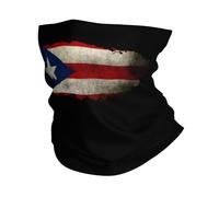Headwrap Porto Rico Map Flag Antivento Sciarpa al Collo Elastico Ghetta per Estivo Bambini Sports