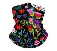 Headwrap Vines And Wildflowers Traspirante Decorazione facciale Durevole Sciarpa a Tubo per Outdoor Adulto 26X30cm