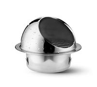 HEAGER alloggiamenti Esterni, alloggiamenti di ventilazio Essiccatore for Ventilazione nell'intradosso in Acciaio Inossidabile, Copertura murale, Pesto Resistente alle intemperie(125mm/5in)