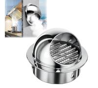 HEAGER alloggiamenti Esterni, alloggiamenti di ventilazio Tappo for Presa d'Aria for Uscita di Ventilazione, Coperchio for Presa d'Aria for Parete Rotonda con Rete/6,7 Pollici - 170 mm