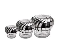 HEAGER alloggiamenti Esterni, alloggiamenti di ventilazio Turbine Eoliche sul Tetto Tappo di Sfiato Turbine Eoliche Rotonde Rinforzate Internamente, Uscita Aria Ventilatore sul Tetto/300Mm(160Mm)