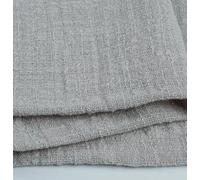 HEAGER asciugamani di lino, Tovagliolo da tavola in garza di cotone for matrimonio multicolore 40x40 cm(Gris)
