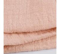 HEAGER asciugamani di lino, Tovagliolo da tavola in garza di cotone for matrimonio multicolore 40x40 cm(Blush Pink)