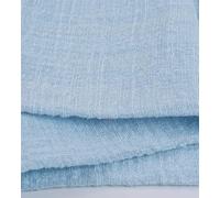 HEAGER asciugamani di lino, Tovagliolo da tavola in garza di cotone for matrimonio multicolore 40x40 cm(Light Blue)