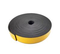 HEAGER Bandiera di sigillatura di schiuma ad alta densità 10m Black Rubber Self Adhesive Foam Seal Strip Multiple Sizes(3mmx 20mm x 10m)