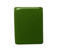 HEAGER MahJongg - Set di mattonelle con supporto per provette, set da gioco classico, 144 piastrelle (Groen, 40 mm)