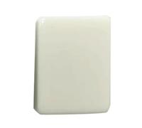 HEAGER MahJongg - Set di piastrelle con supporto per provette, set da gioco classico, 144 piastrelle (bianco, 44 mm)