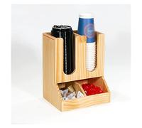 HEAGER scatola di conservazione del caffè, Supporto for porta cialde in acrilico, porta cialde, for capsule, bicchieri da caffè, tazze multiuso, for riporre cialde