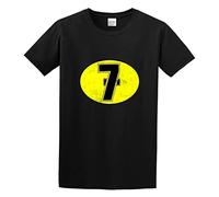 HEAL TH SHOE PAD Barry Sheene Mens Motorcycle Bike Racer 7 Logo Superbike Top Men Simple Tshirt Black XL