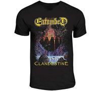 HEAL TH SHOE PAD Entombed Clandestine Death Metal T-Shirt Black L