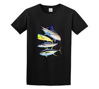 HEAL TH SHOE PAD Foursome Men Simple Tshirt Black 3XL