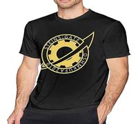 HEAL TH SHOE PAD Men's Steins Gate Short Sleeve T-Shirt Black XXL