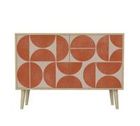 HEALANCY Cassettiera a 2 ante, Cassettiera per la Camera da letto Cassettiera Bassa per il Soggiorno, il Corridoio, la Camera da Letto Cassettiera Moderna di Design alla Moda