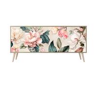 HEALANCY Cassettiera a 3 ante, Cassettiera per la Camera da letto Cassettiera Bassa per il Soggiorno, il Corridoio, la Camera da Letto Cassettiera Moderna di Design alla Moda