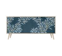 HEALANCY Cassettiera a 3 ante, Cassettiera per la Camera da letto Cassettiera Bassa per il Soggiorno, il Corridoio, la Camera da Letto Cassettiera Moderna di Design alla Moda