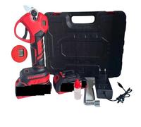 HEALBYBLE Attrezzo da Giardino for Forbici elettriche a Batteria Senza Fili in Acciaio Legato da potatura elettrica Senza spazzole da 30 mm,Taglio di Precisione Potente(2 Battery)