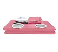 HEALBYBLE Coperta for Sauna, Coperta Termica Dimagrante a 2 Zone for Sauna, Design Elastico con Maniche for Mani, moatore del Corpo for Perdita di Peso e Fitness,Sessioni di Sauna a casa(Pink)