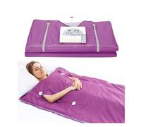 HEALBYBLE Coperta for Sauna Dimagrante Professionale, Coperta for Sauna for Riscaldamento Dimagrante Impermeabile for Salone di Bellezza for Terapia termale Domestica,Sessioni di Sauna a casa(Purple)