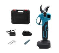 HEALBYBLE Forbici da Giardino elettriche Senza spazzole for Alberi da frutto Cesoie elettriche da potatura Senza Fili Attrezzo da Giardino Potatore a Batteria,Taglio di Precisione Potente(Set)