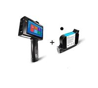 HEALBYBLE La stampante a getto d'inchiostro portatile intelligente da 25,4 mm è portatile, può stampare logo, codici a barre, codici 2D, ecc., Facile da usare.,Alta sensibilità(Printer 1 black ink)