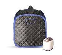 HEALBYBLE neratore Portatile Pieghevole for Cabina Sauna a e, Box for Tenda Spa con e for Il rilassamento del Corpo di Perdita di Peso di Una Persona,Sessioni di Sauna a casa(C)