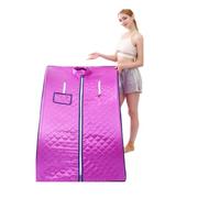 HEALBYBLE Portatile for Sauna a e con Cappello, Vasca da Bagno Dimagrante Spa Robusta Staffa in Acciaio Inossidabile Senza pentola a e,Sessioni di Sauna a casa(Purple)